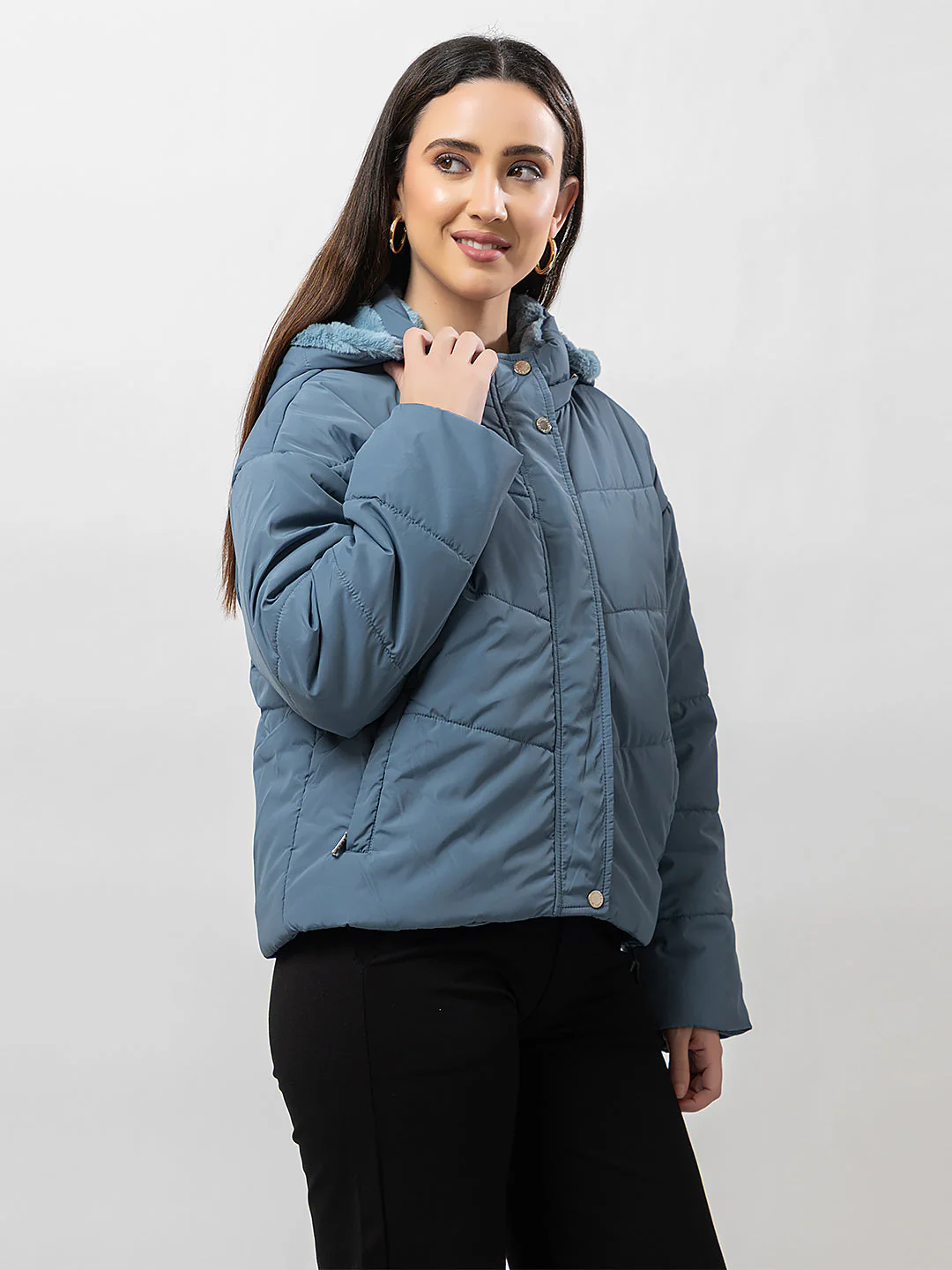 Women's Stylish Biker Jacket - Image 2