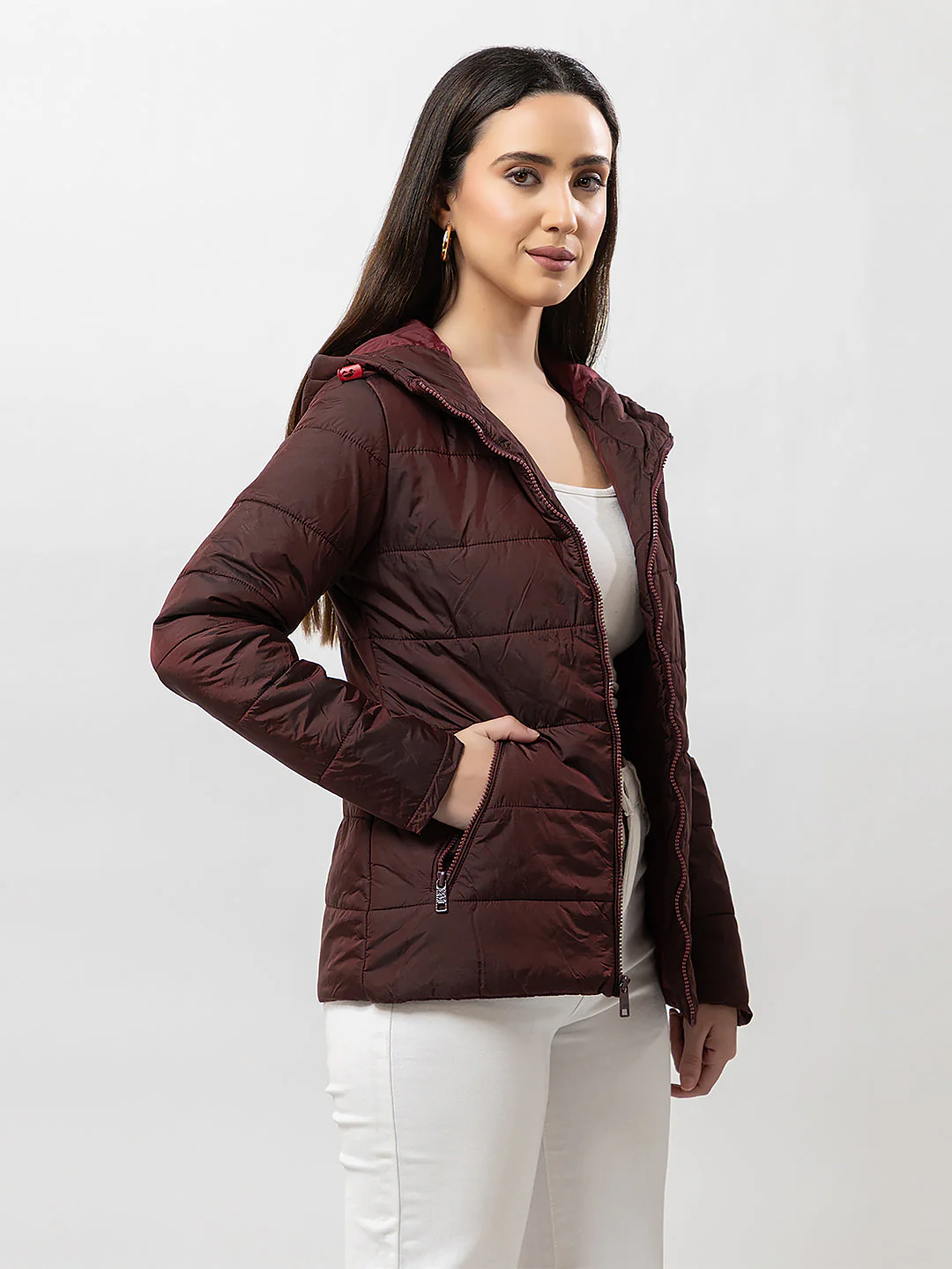 Women's Structured Puffer Jacket - Image 4
