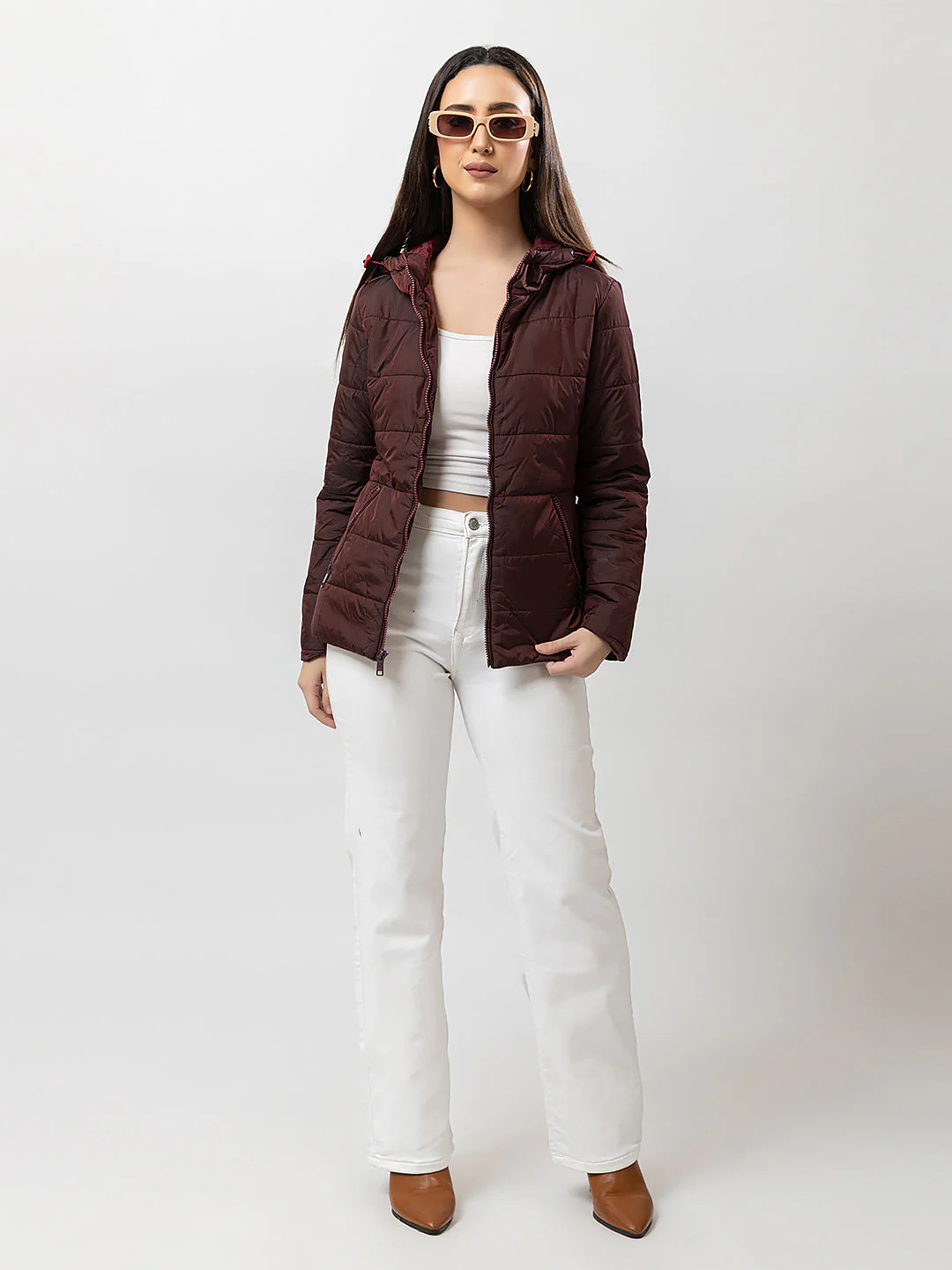 Women's Structured Puffer Jacket - Image 7