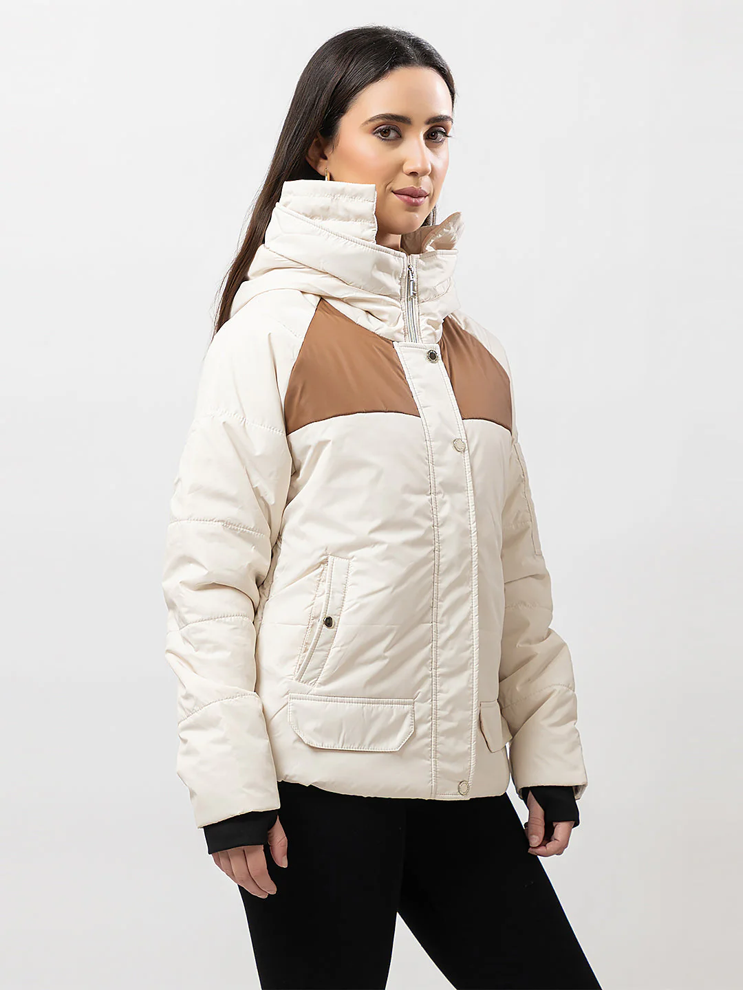 Women's High-Neck Full Jacket - Image 2