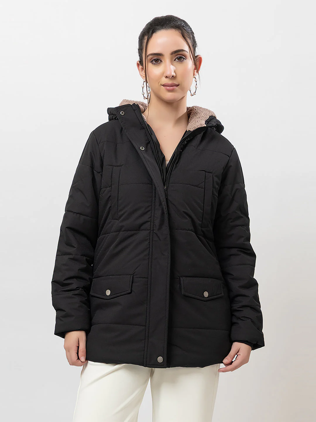 Women's Hooded Full Jacket - Image 2