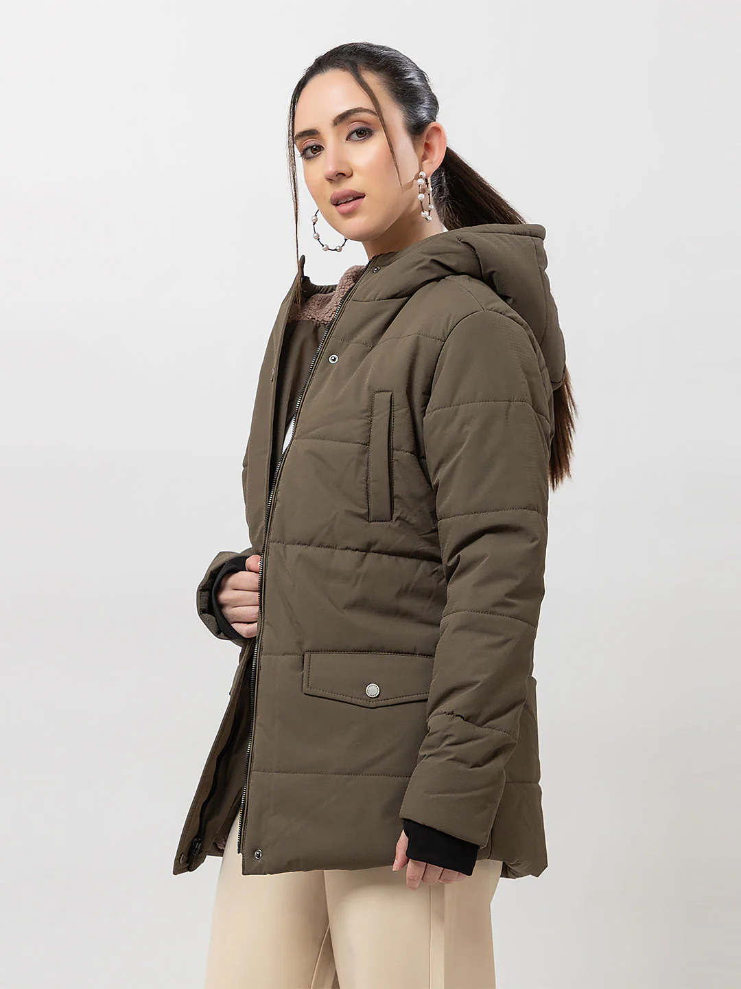 Women's Hooded Full Jacket - Image 5