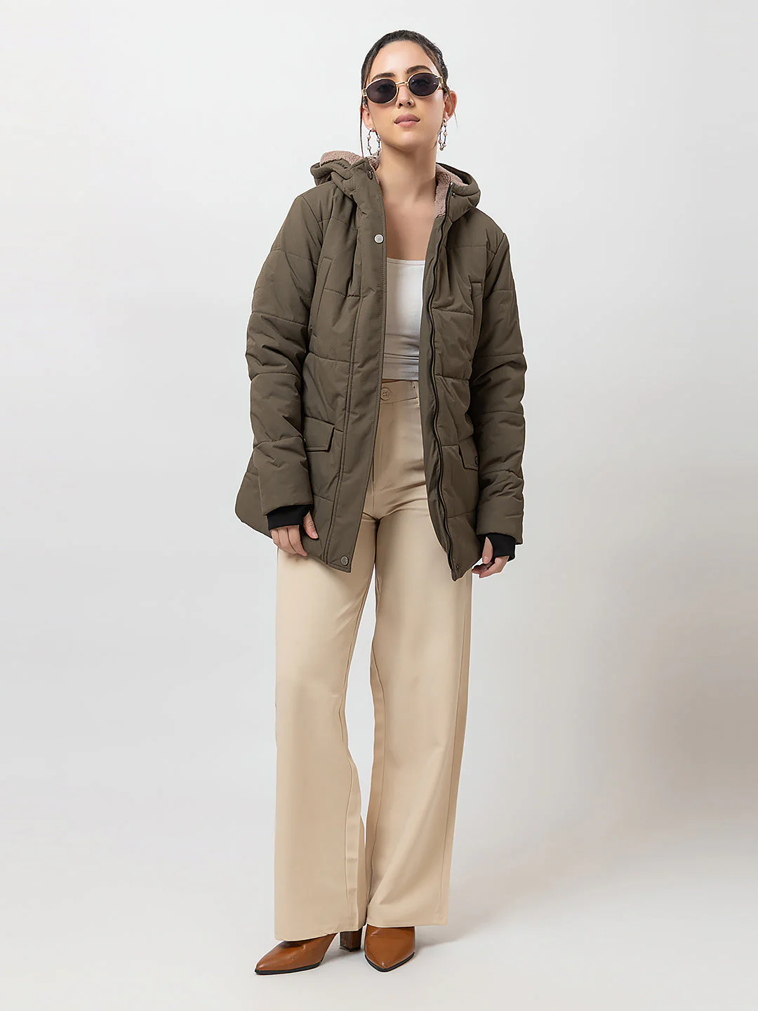 Women's Hooded Full Jacket - Image 7