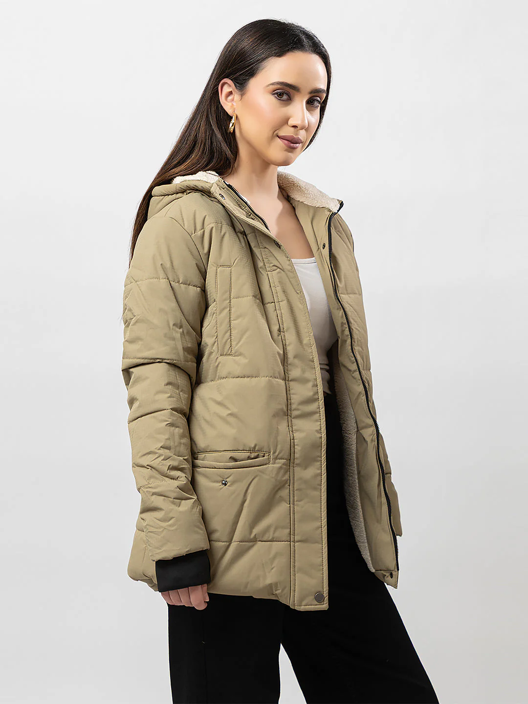 Women's Hooded Full Jacket - Image 2