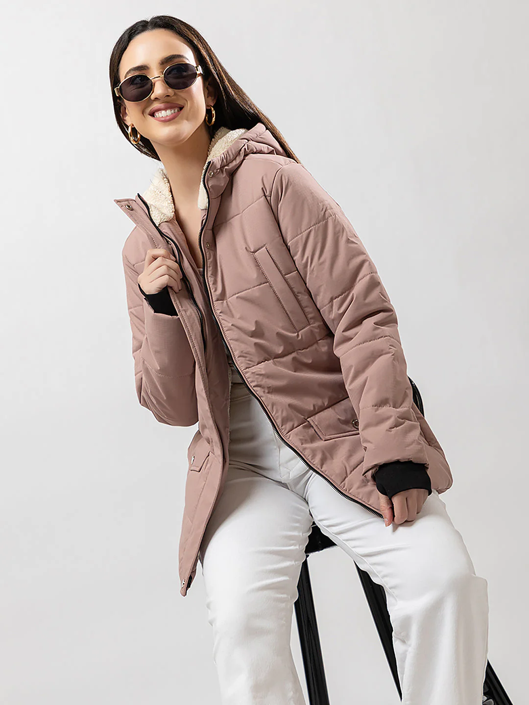 Women's Hooded Full Jacket - Image 6