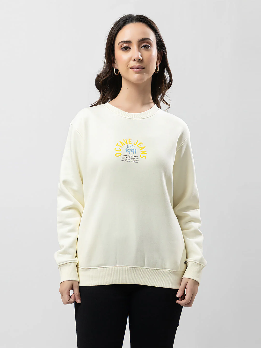 Women's Graphic Crew-Neck Sweatshirt