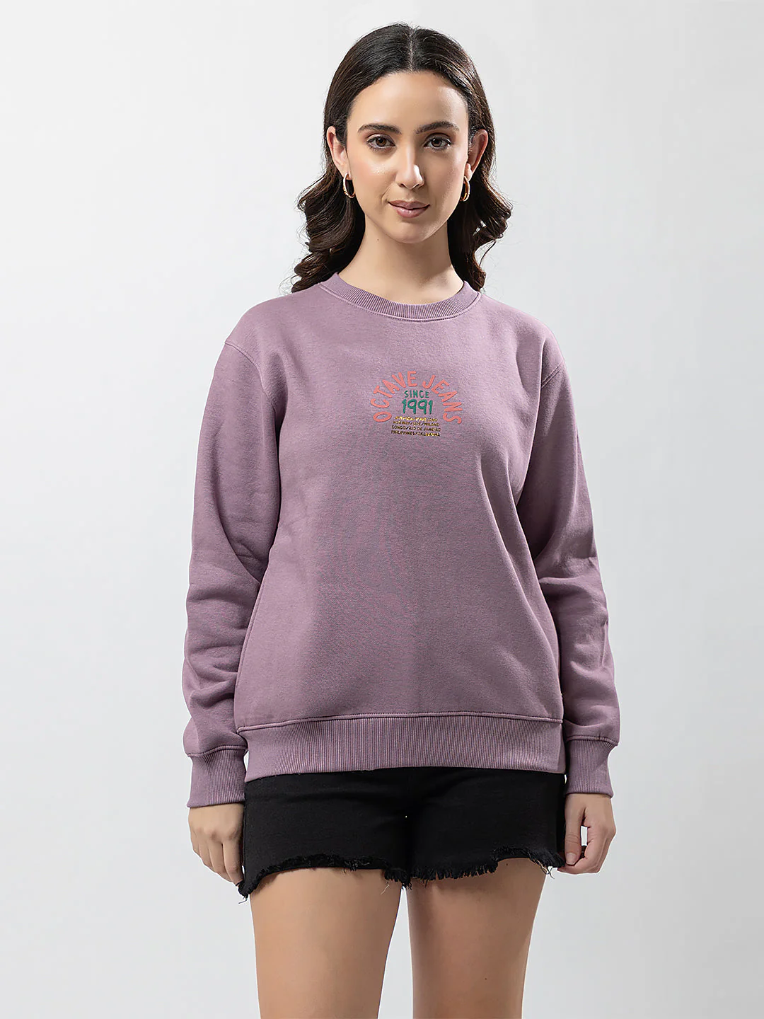 Women's Graphic Crew-Neck Sweatshirt