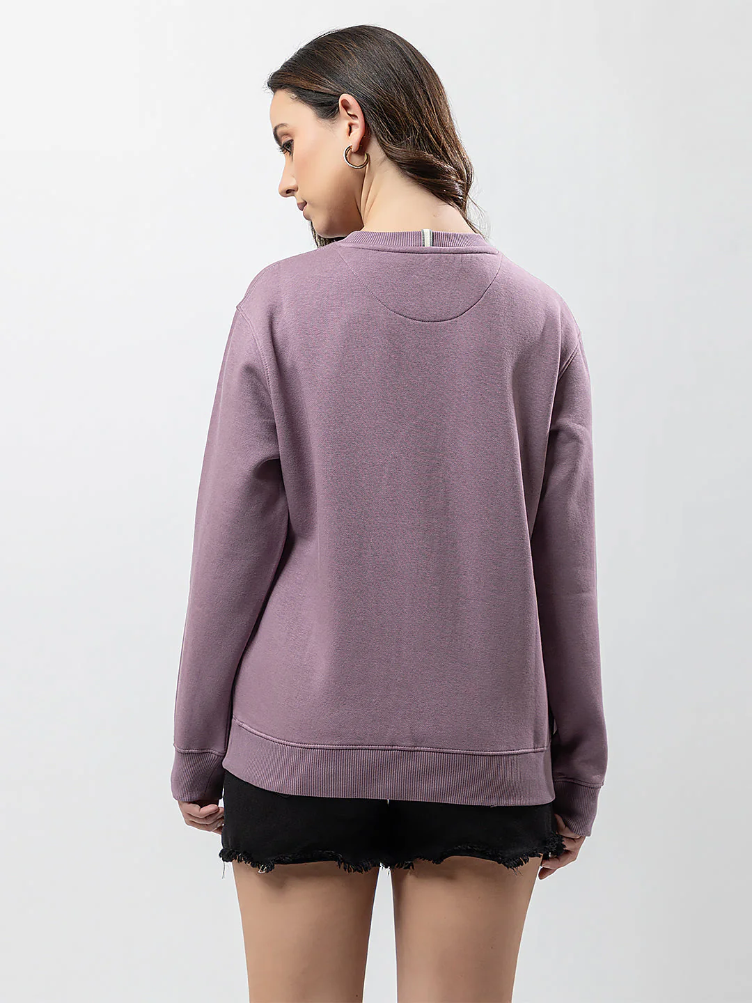 Women's Graphic Crew-Neck Sweatshirt - Image 4