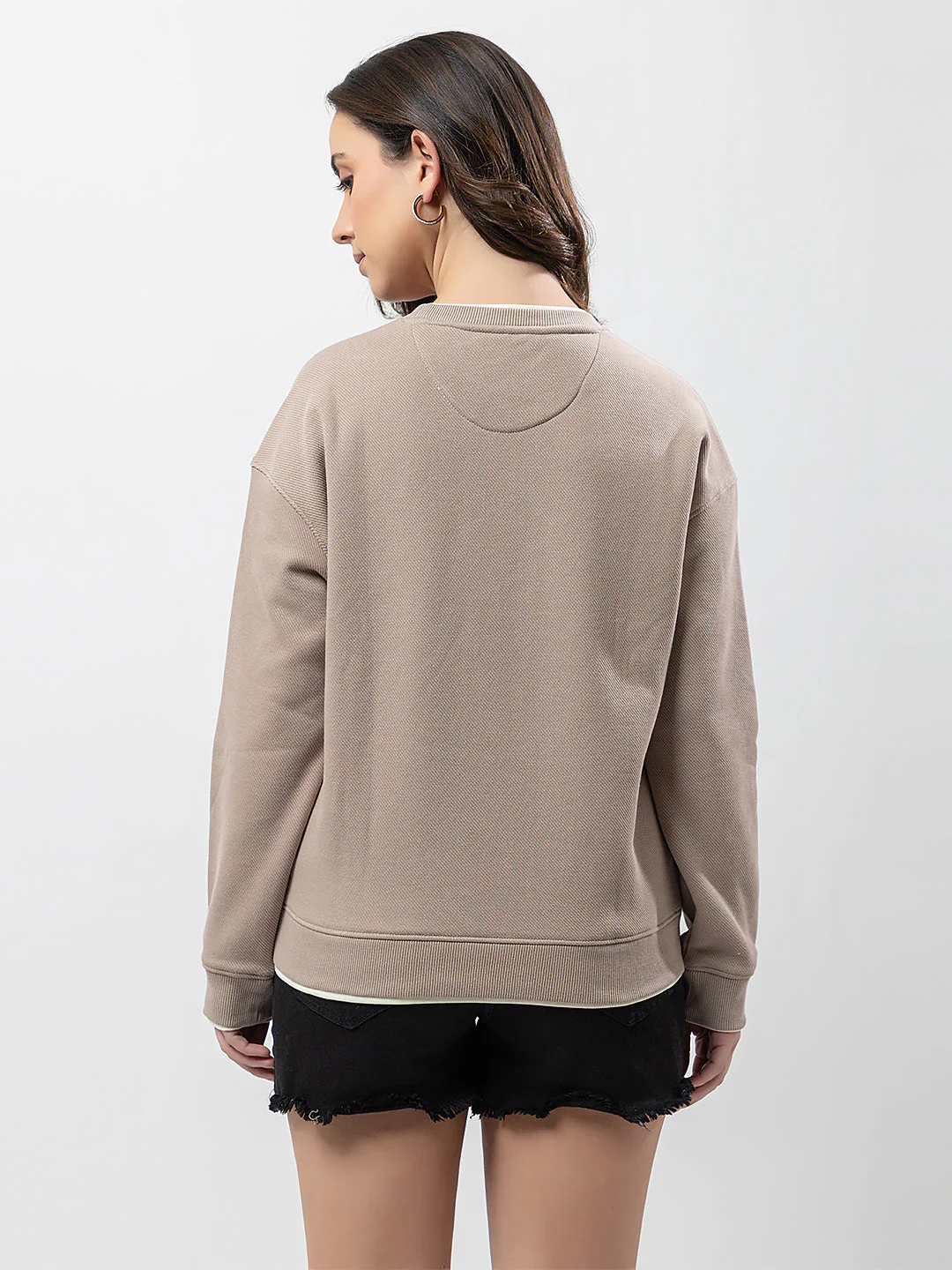 Women's Cozy Floral-Print Sweatshirt - Image 3