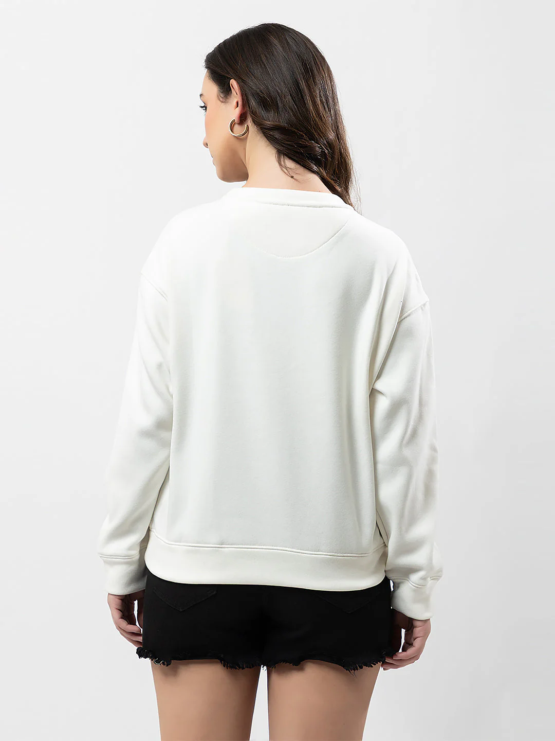 Women's Graphic Crew-Neck Sweatshirt - Image 3