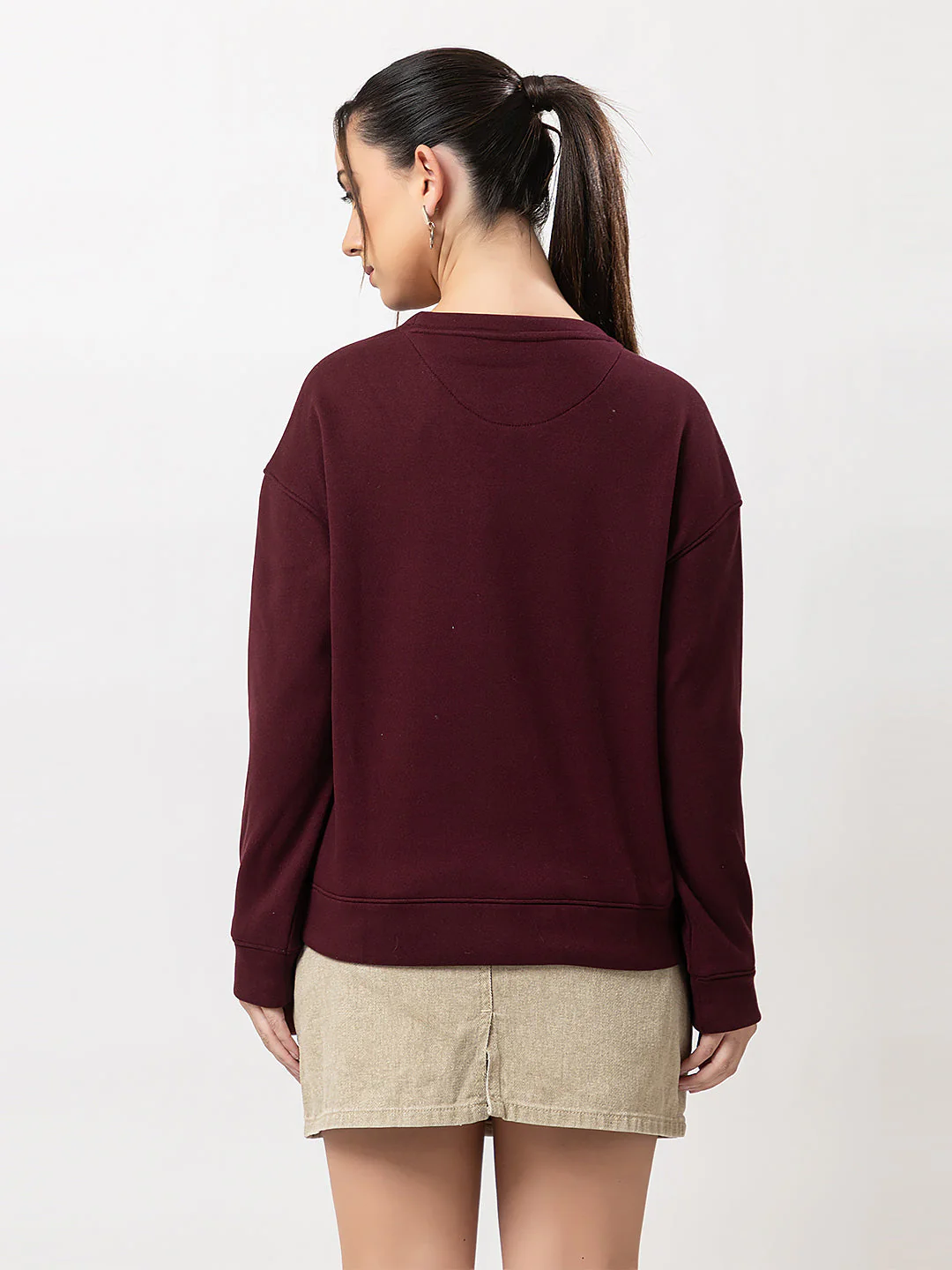 Women's Graphic Crew-Neck Sweatshirt - Image 7