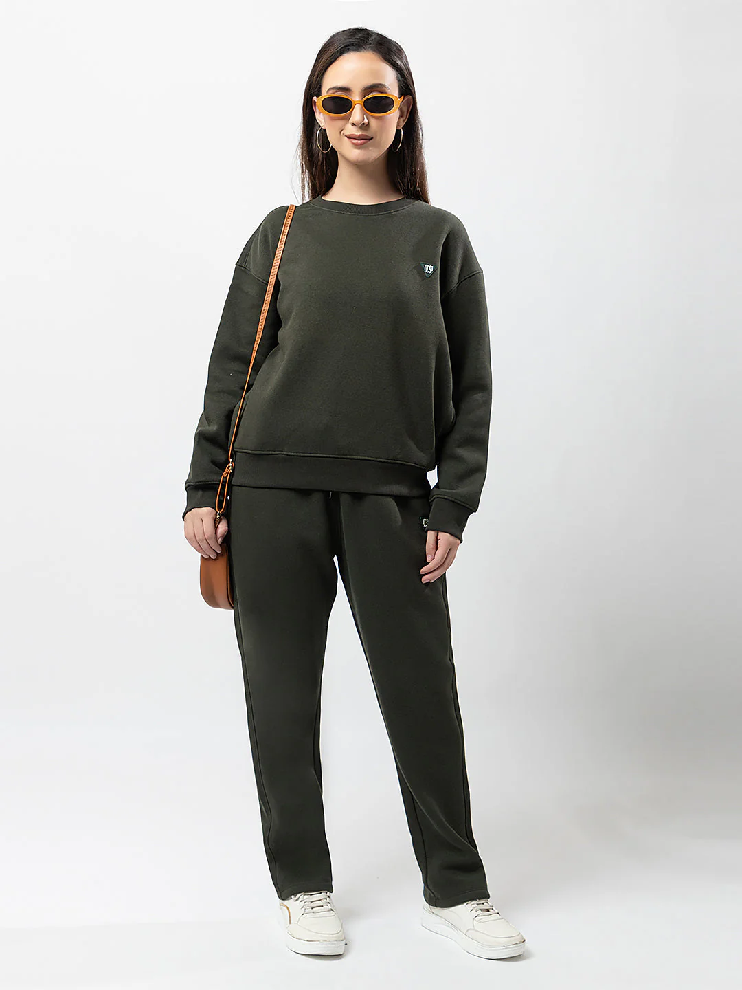 Women's Solid Full Sweatshirt