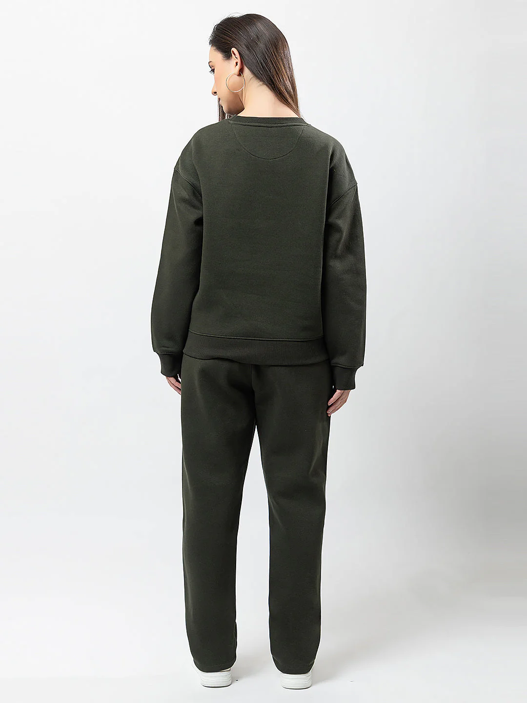 Women's Solid Full Sweatshirt - Image 3
