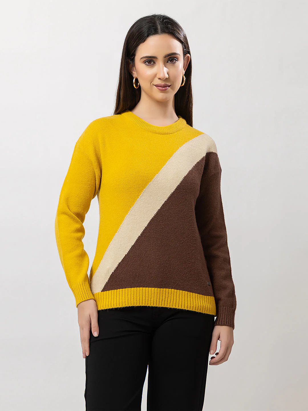 Women's Multicolour Full Sweater