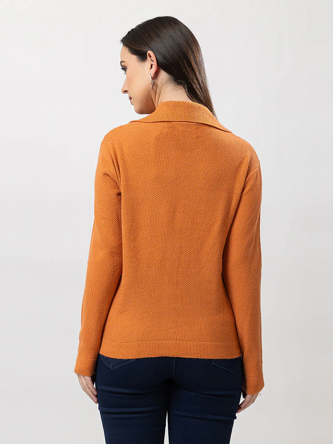 Women's Jersey-Knit Solid Cardigan - Image 3