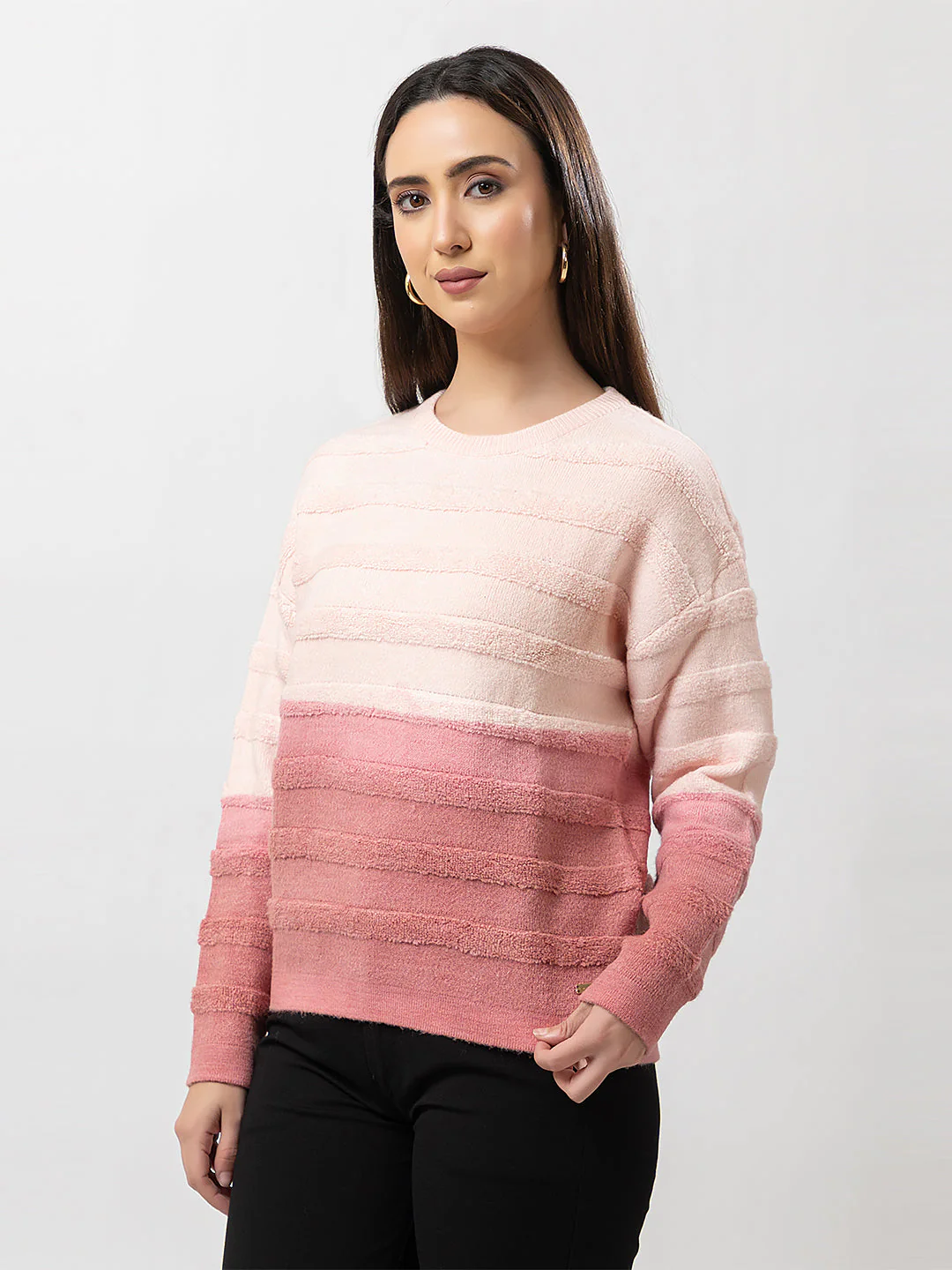 Women's Crew-Neck Full Sweater - Image 2