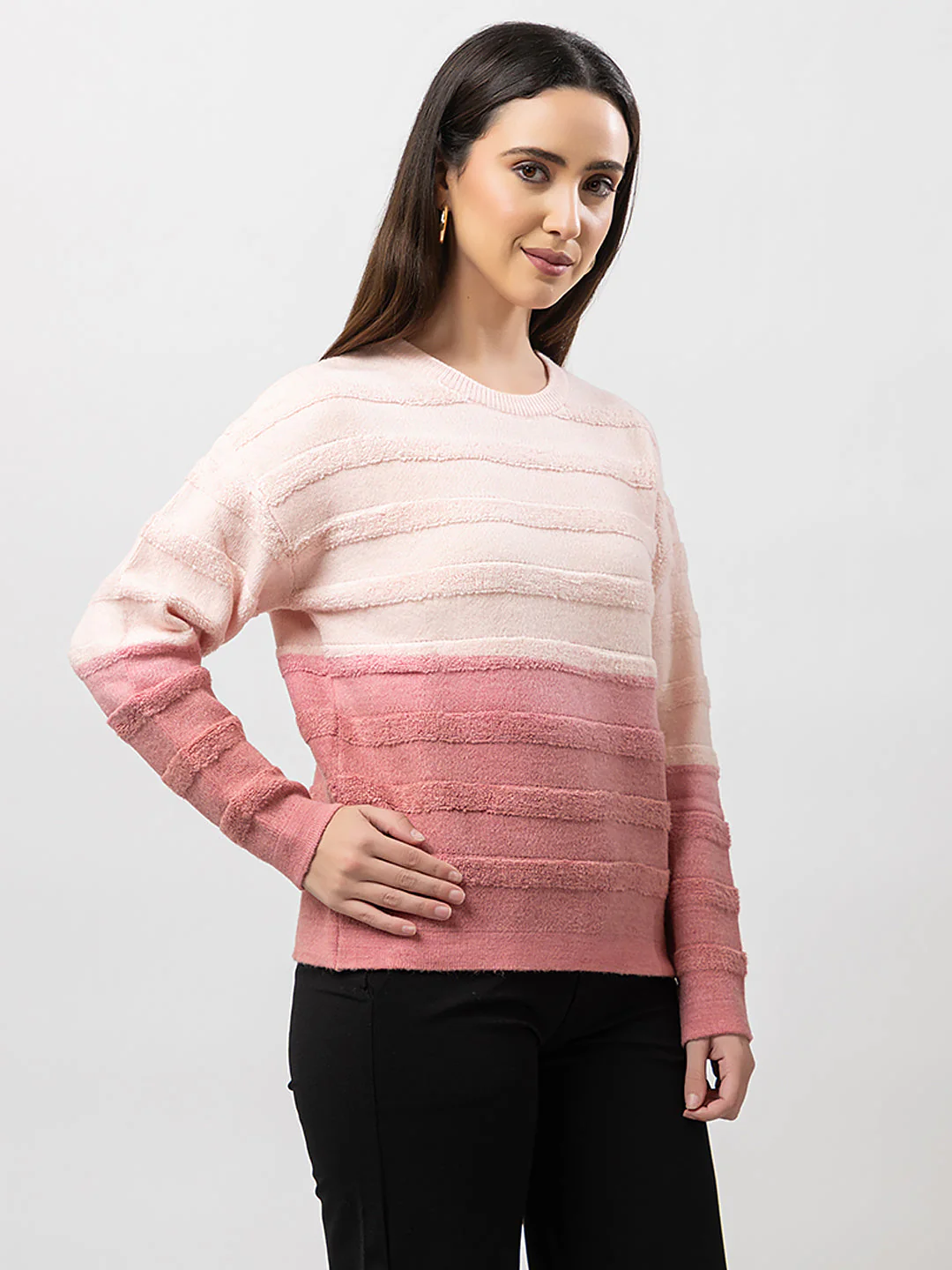 Women's Crew-Neck Full Sweater - Image 3