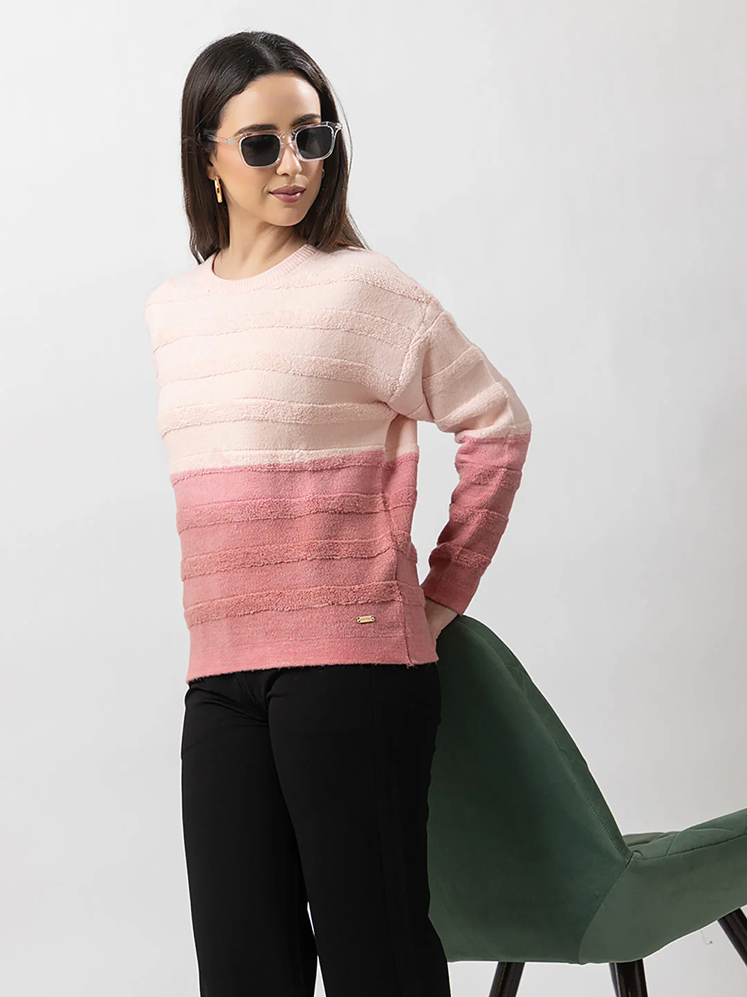 Women's Crew-Neck Full Sweater - Image 6