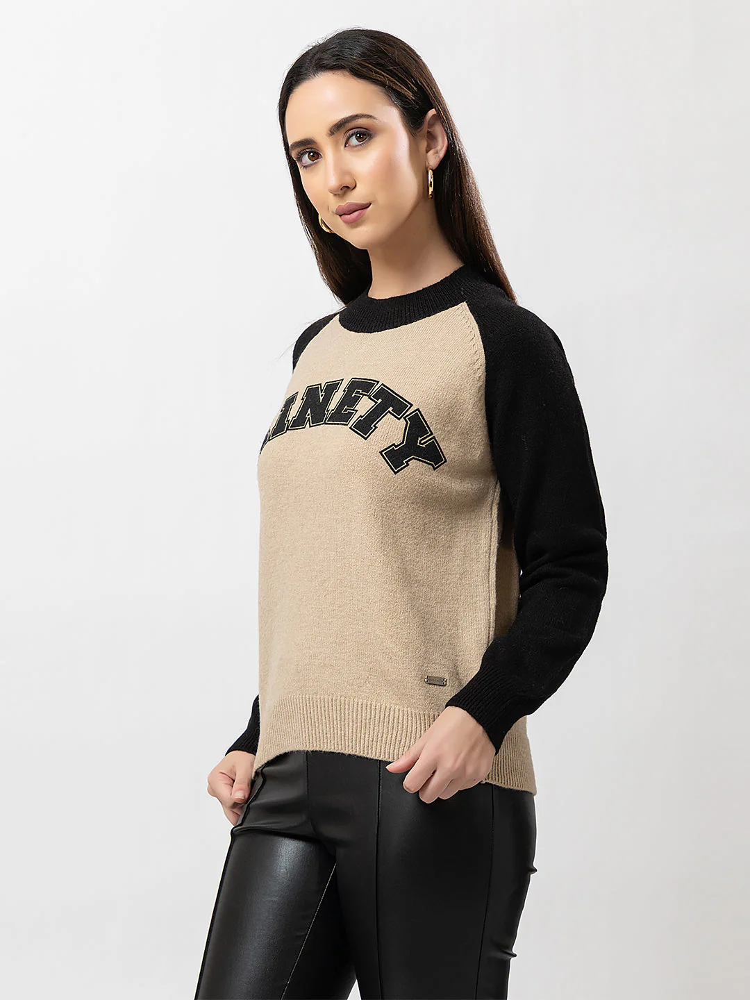 Women's Printed 'Ninety' Sweater - Image 3