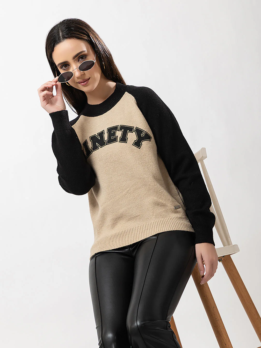 Women's Printed 'Ninety' Sweater - Image 6