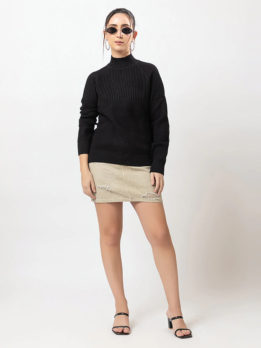 Women's Turtle-Neck Full Sweater - Image 6