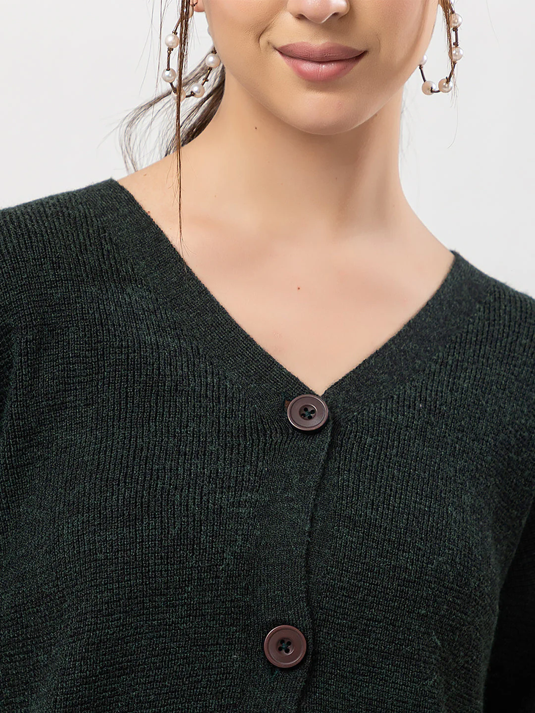 Women's Duo-Colour Cozy Cardigan - Image 7