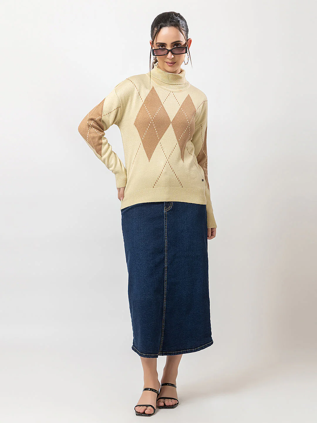 Women's Turtle-Neck Cozy Sweater - Image 2