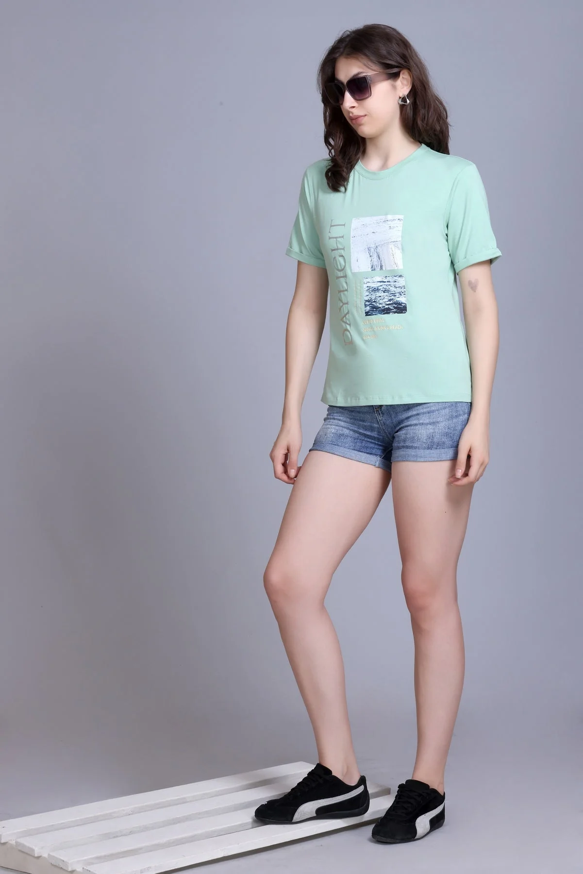 Women's Crew-Neck Graphic Tee - Image 6