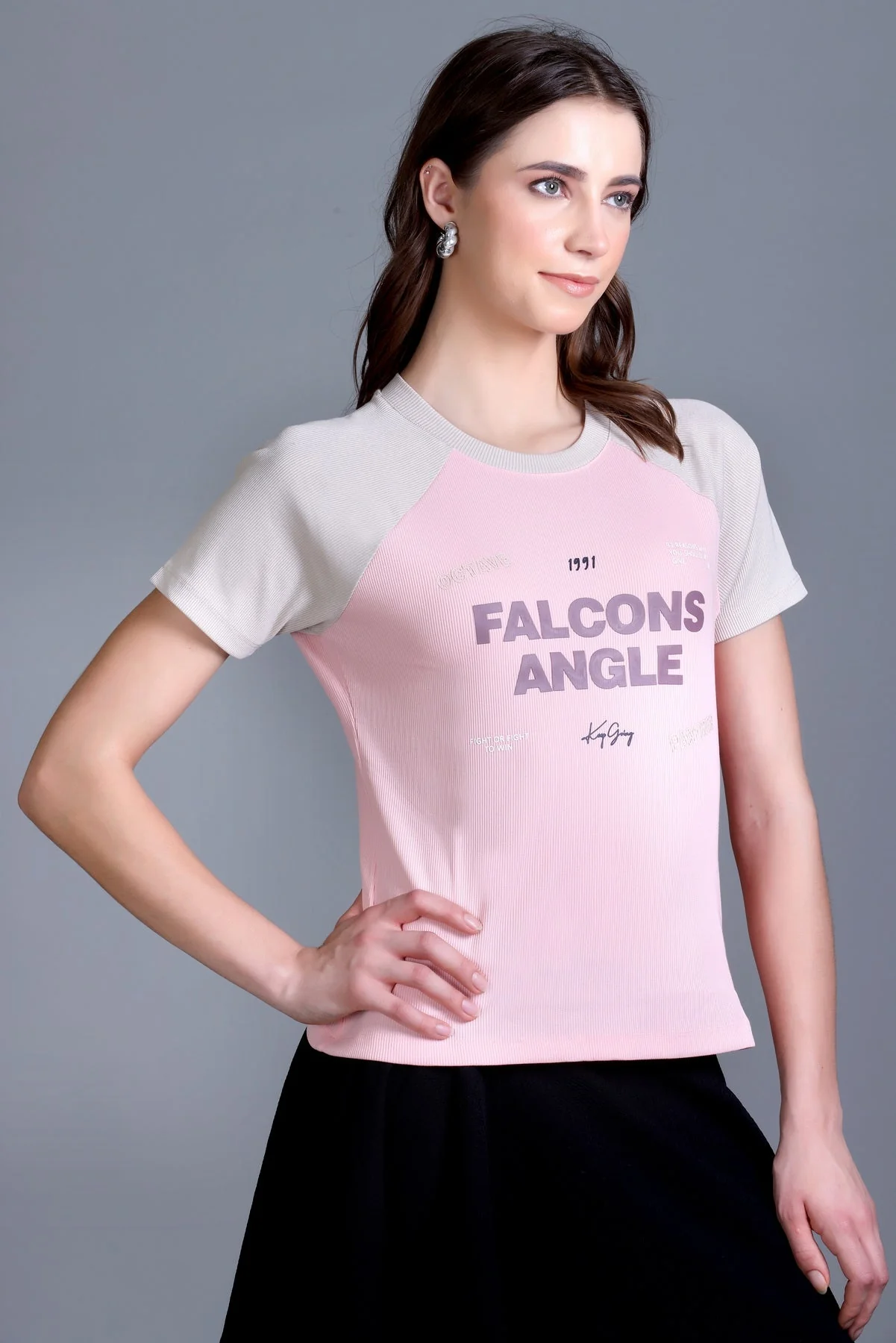 Women's Crew-Neck Graphic Tee - Image 2