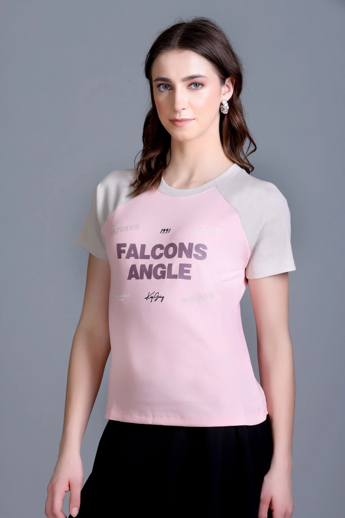Women's Crew-Neck Graphic Tee - Image 3