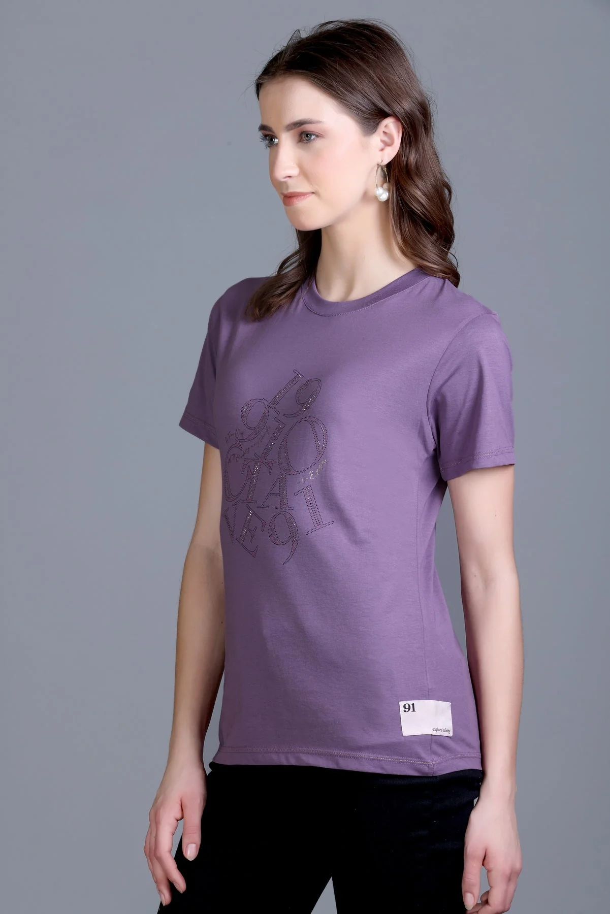 Women's Crew-Neck Graphic Tee - Image 12