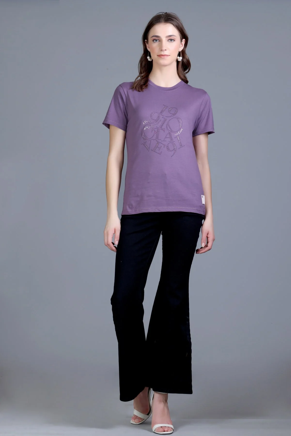 Women's Crew-Neck Graphic Tee - Image 14