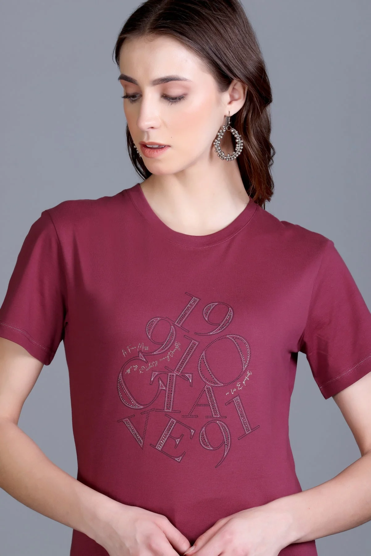 Women's Crew-Neck Graphic Tee - Image 2