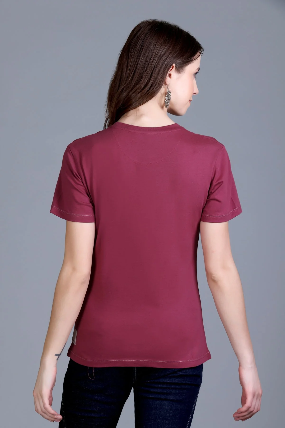 Women's Crew-Neck Graphic Tee - Image 4