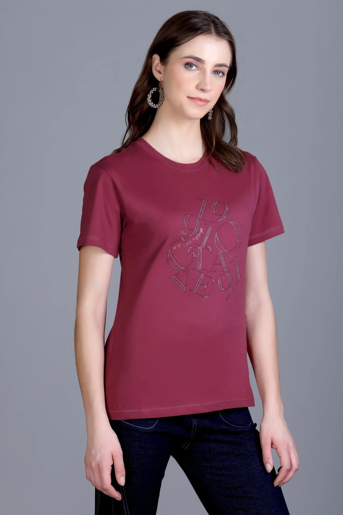 Women's Crew-Neck Graphic Tee - Image 5
