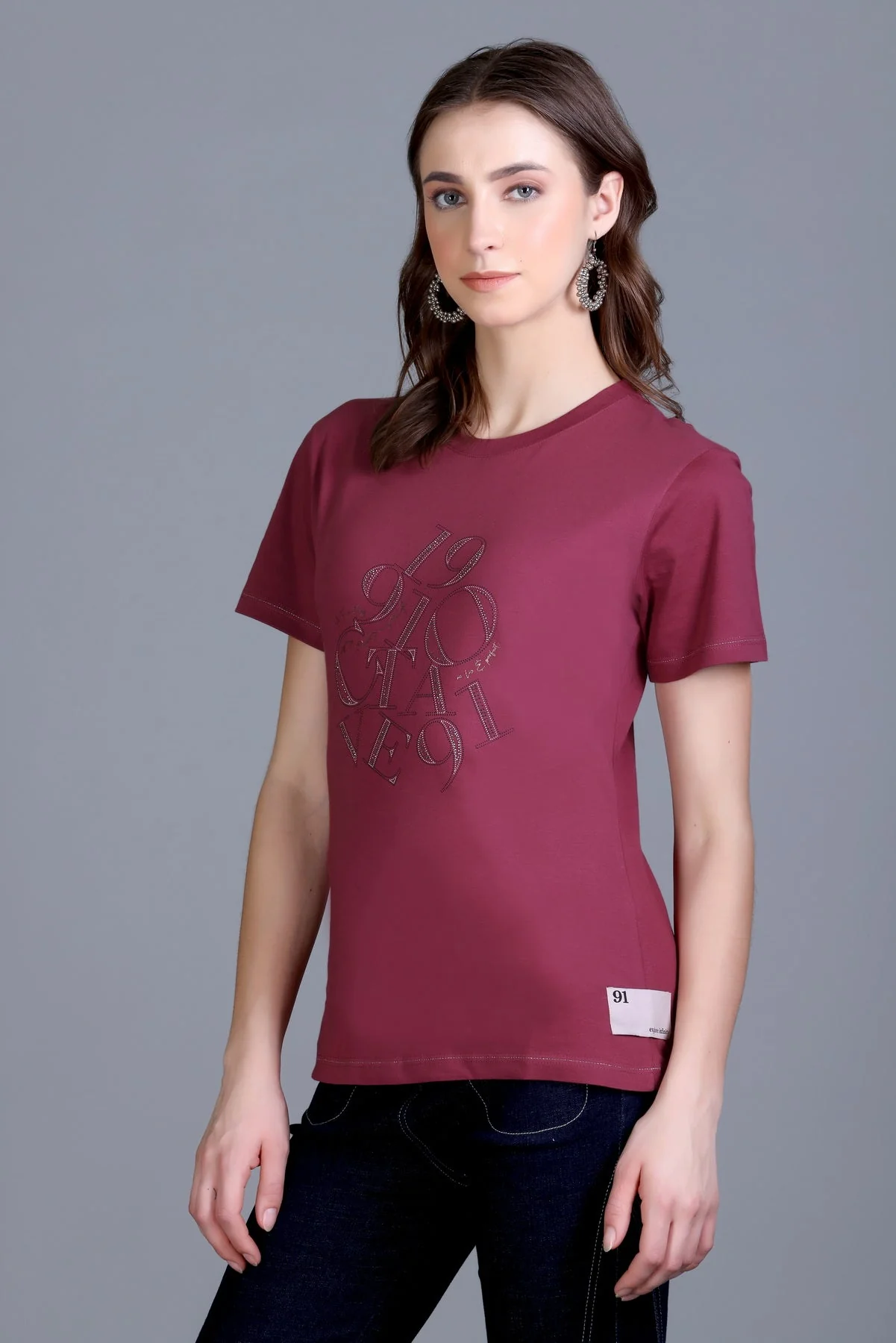 Women's Crew-Neck Graphic Tee - Image 6