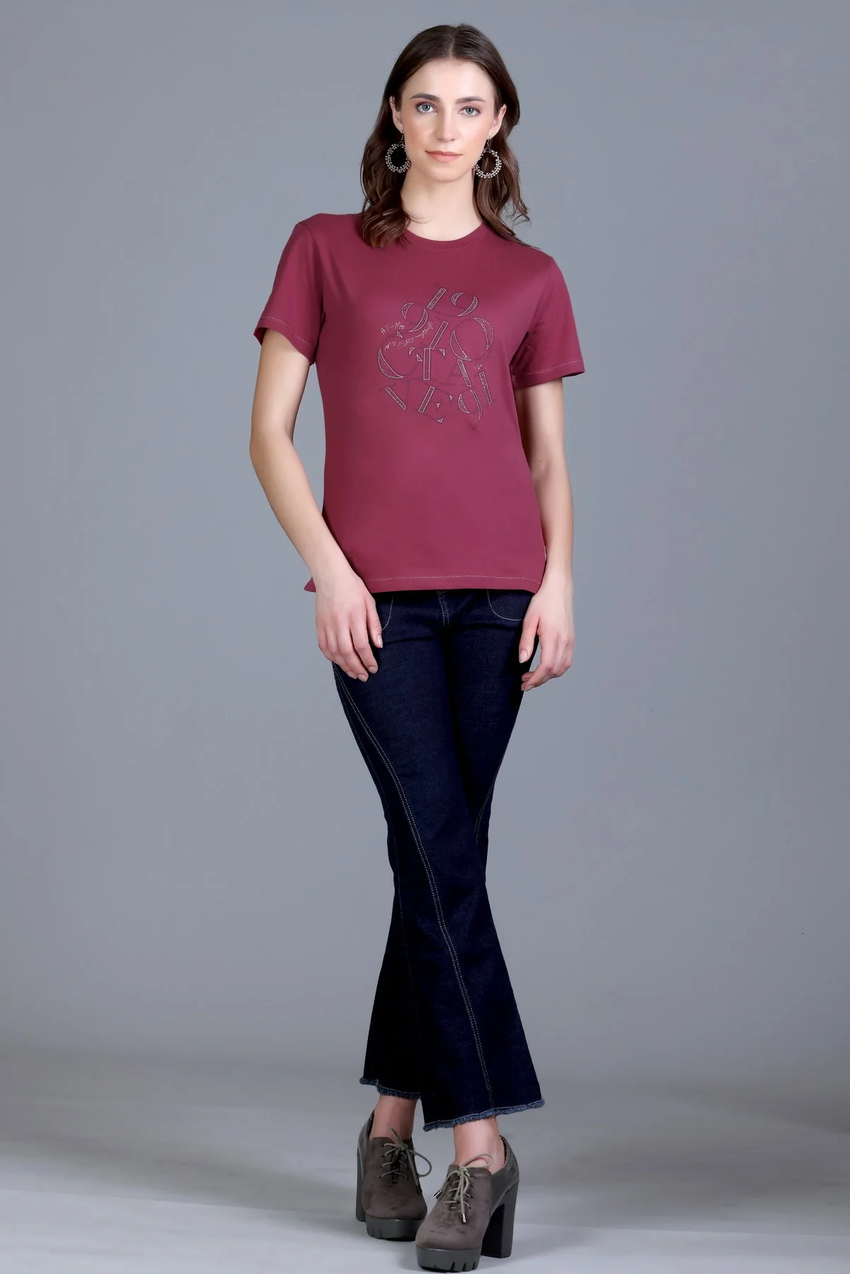 Women's Crew-Neck Graphic Tee - Image 7