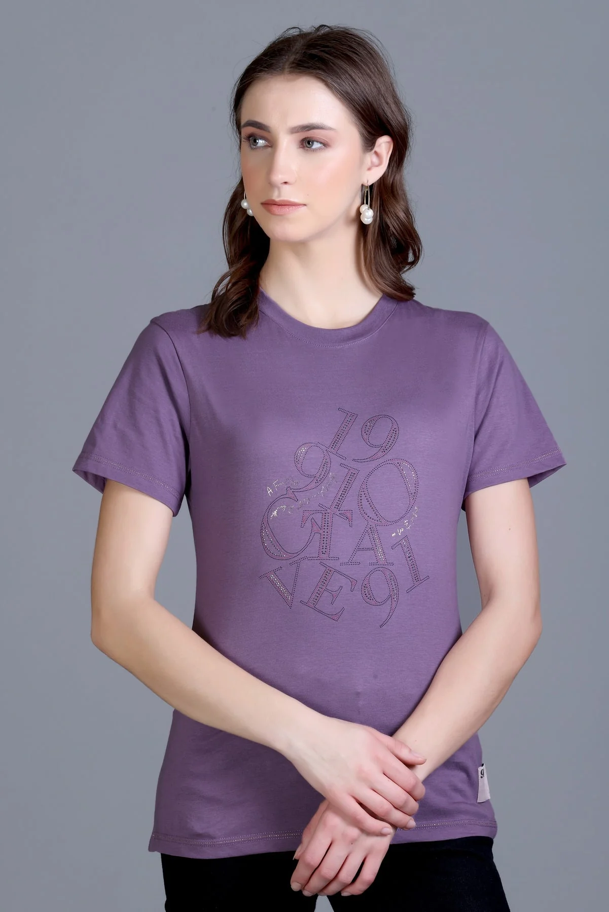 Women's Crew-Neck Graphic Tee - Image 8