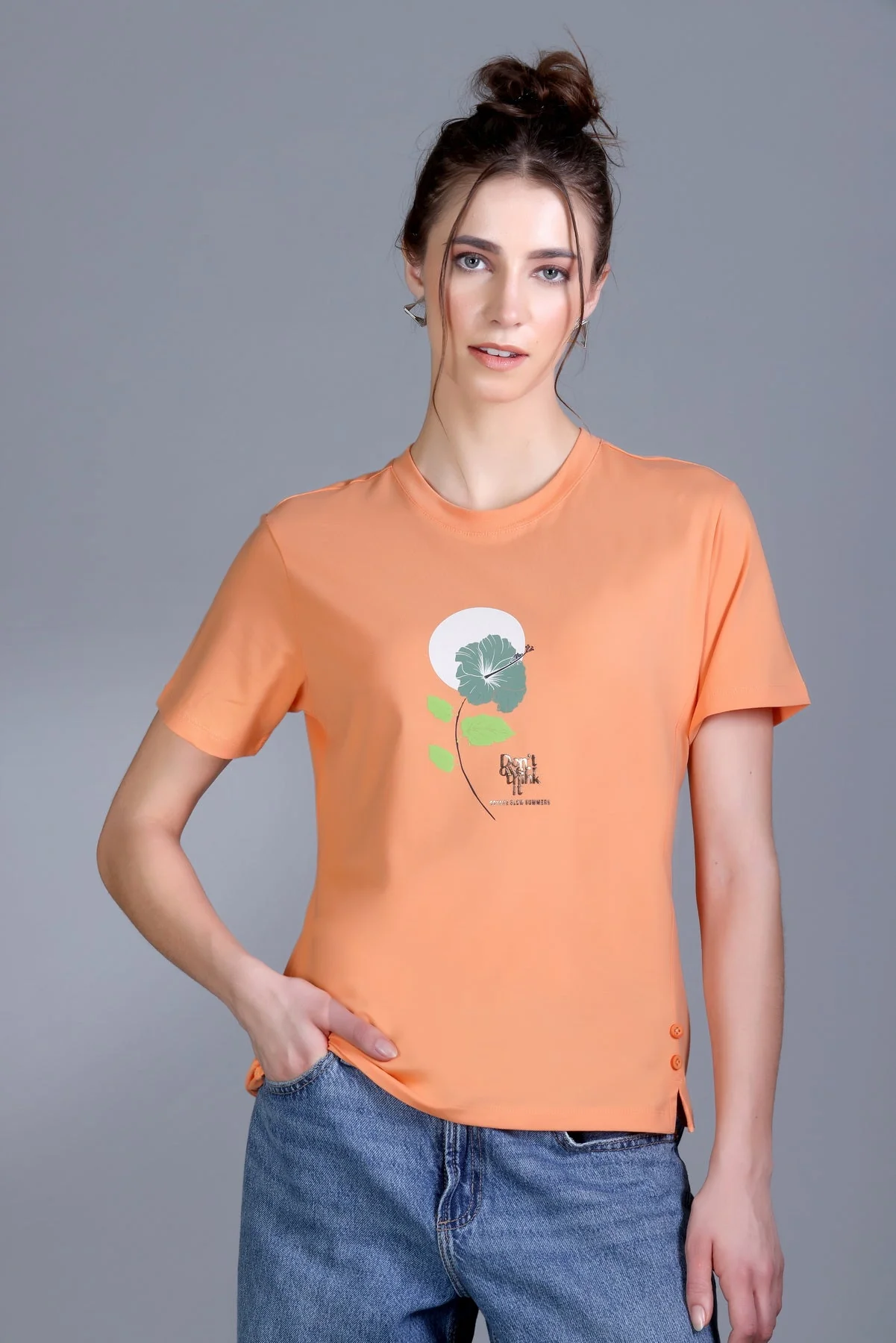 Women's Crew-Neck Graphic Tee - Image 3