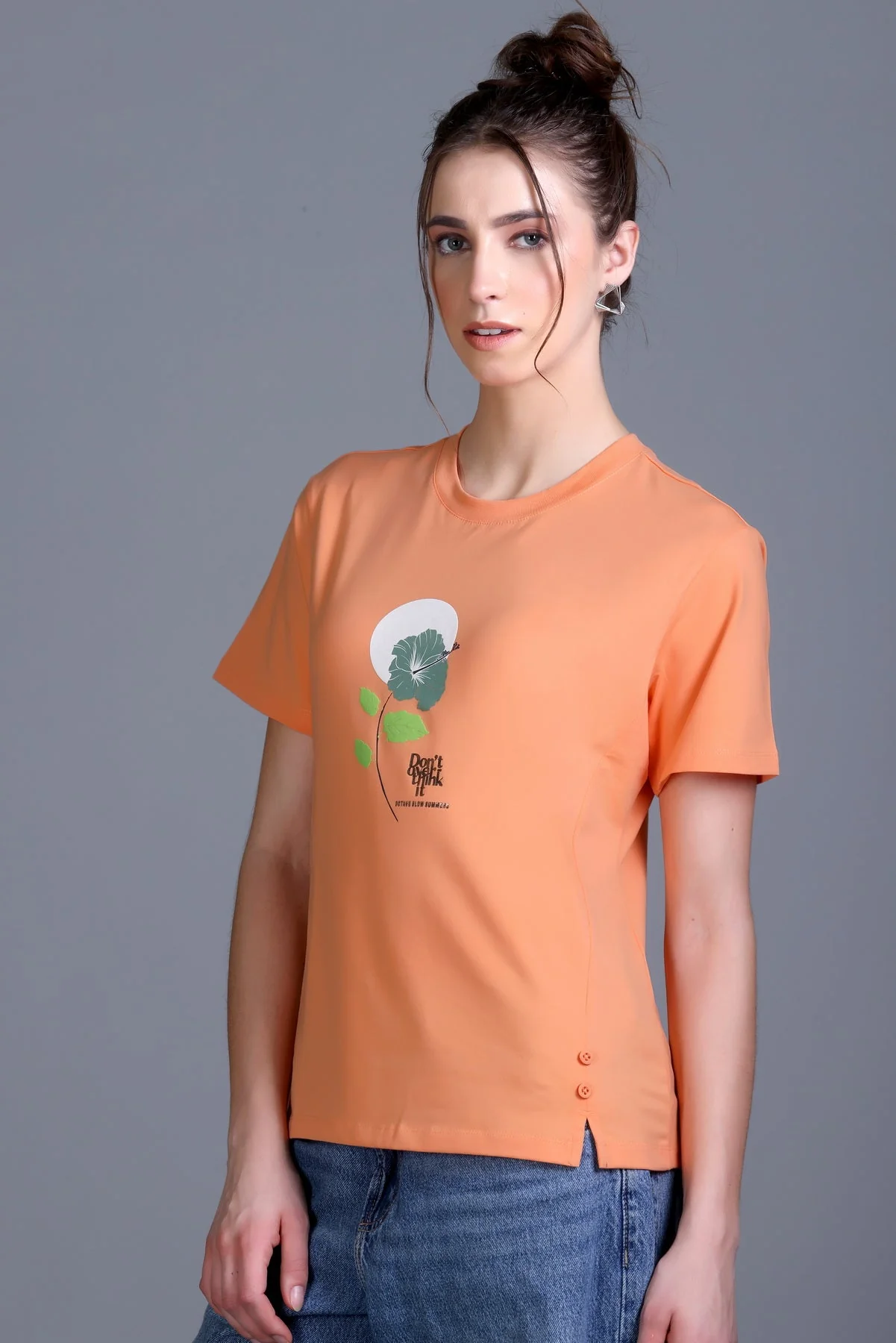 Women's Crew-Neck Graphic Tee - Image 4