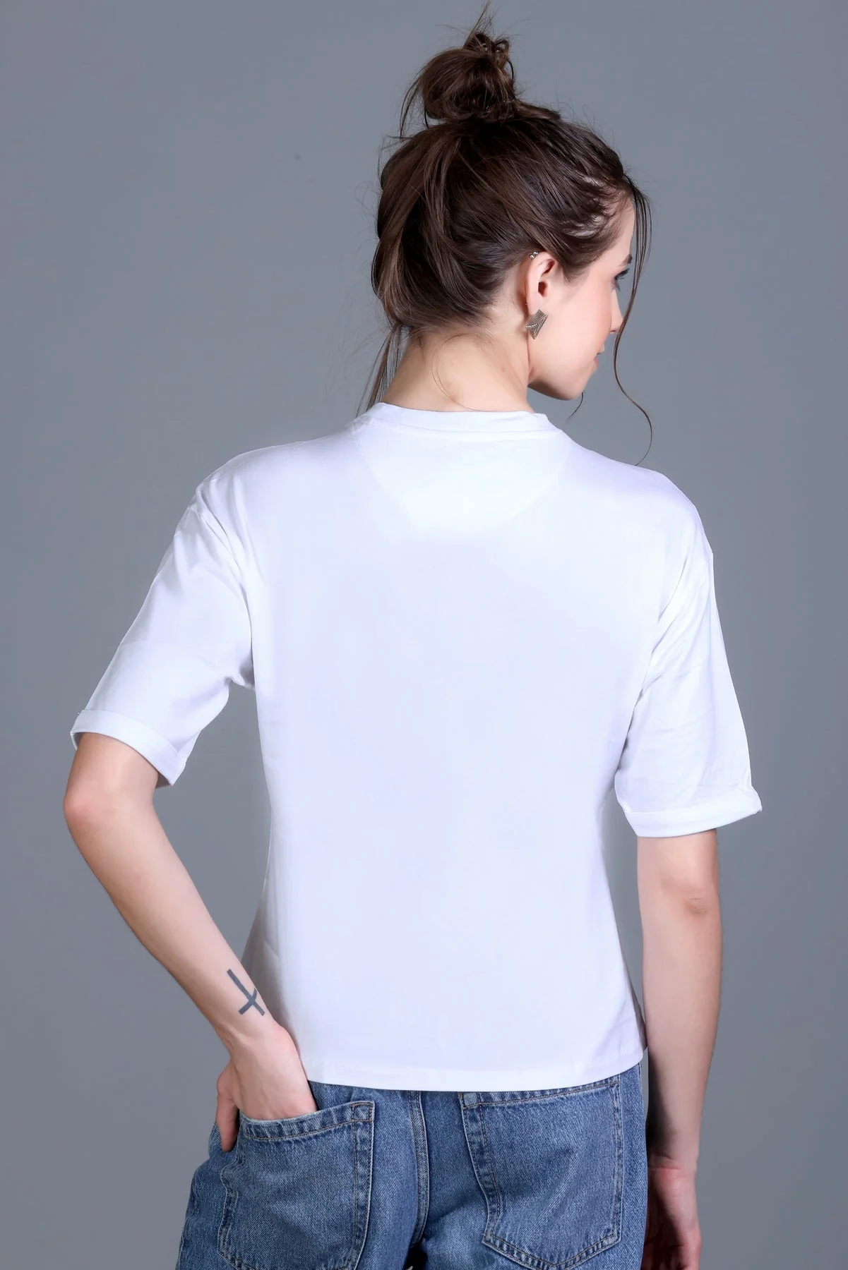 Women's Crew-Neck Graphic Tee - Image 11