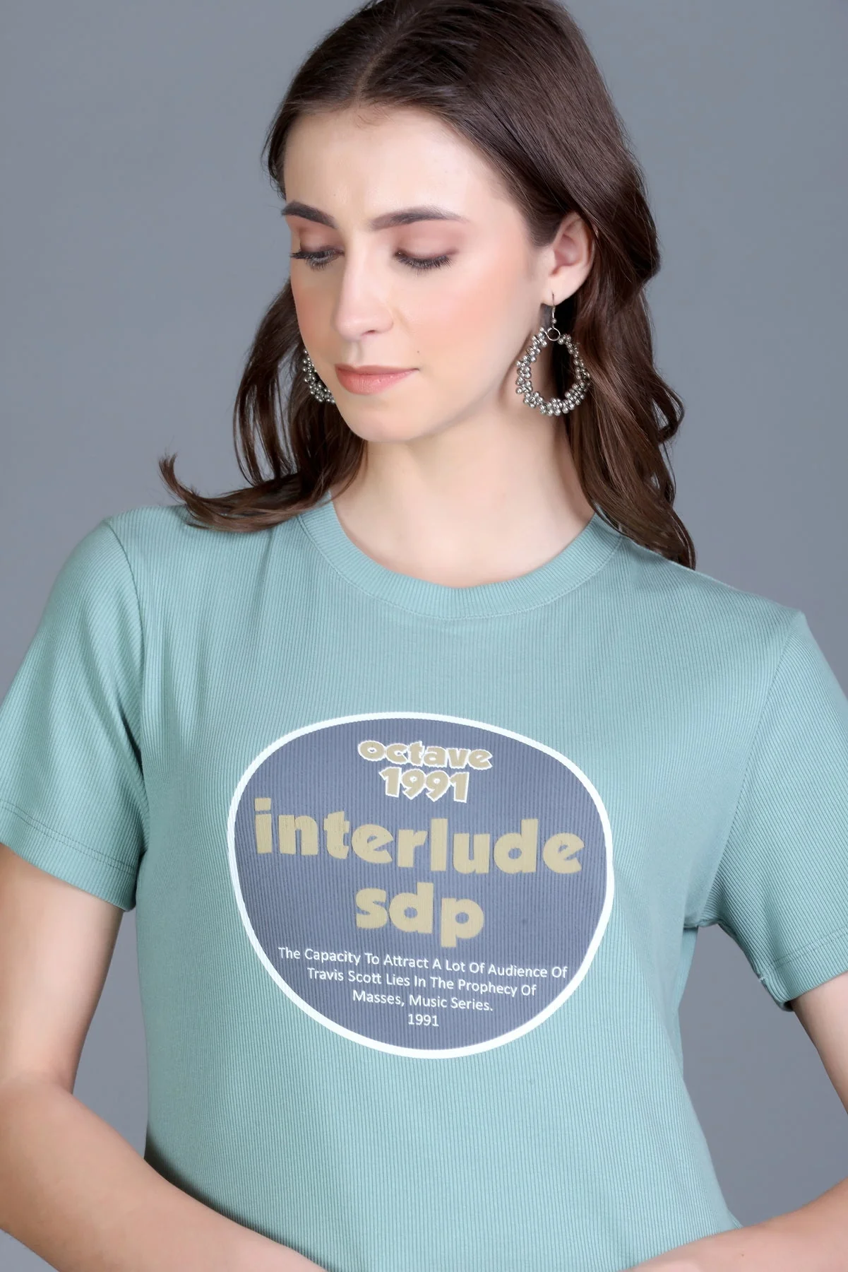 Women's Crew-Neck Graphic Tee - Image 5