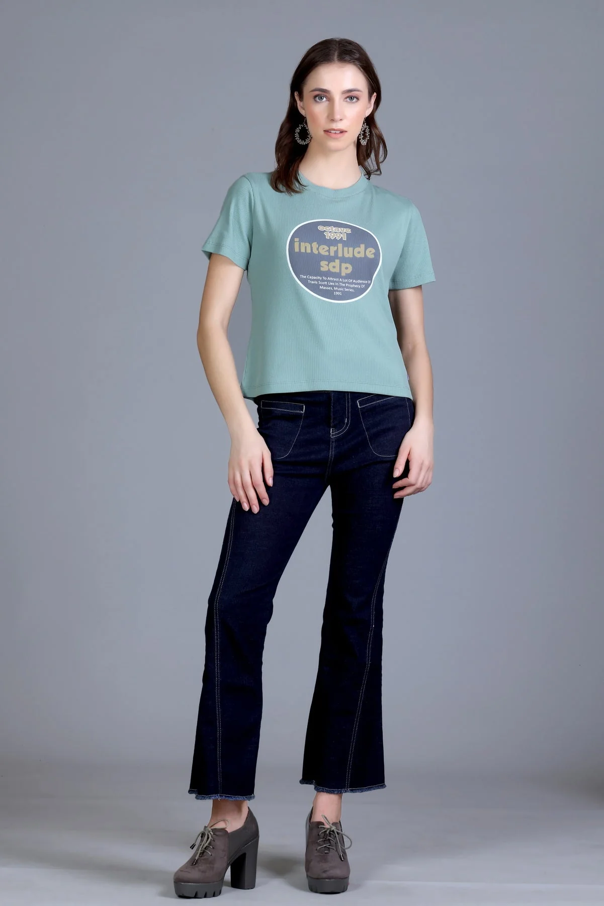 Women's Crew-Neck Graphic Tee - Image 7
