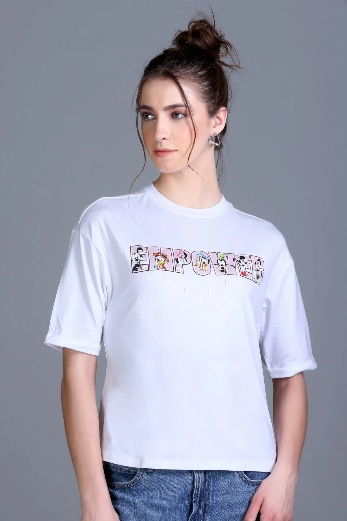 Women's Crew-Neck Graphic Tee - Image 8