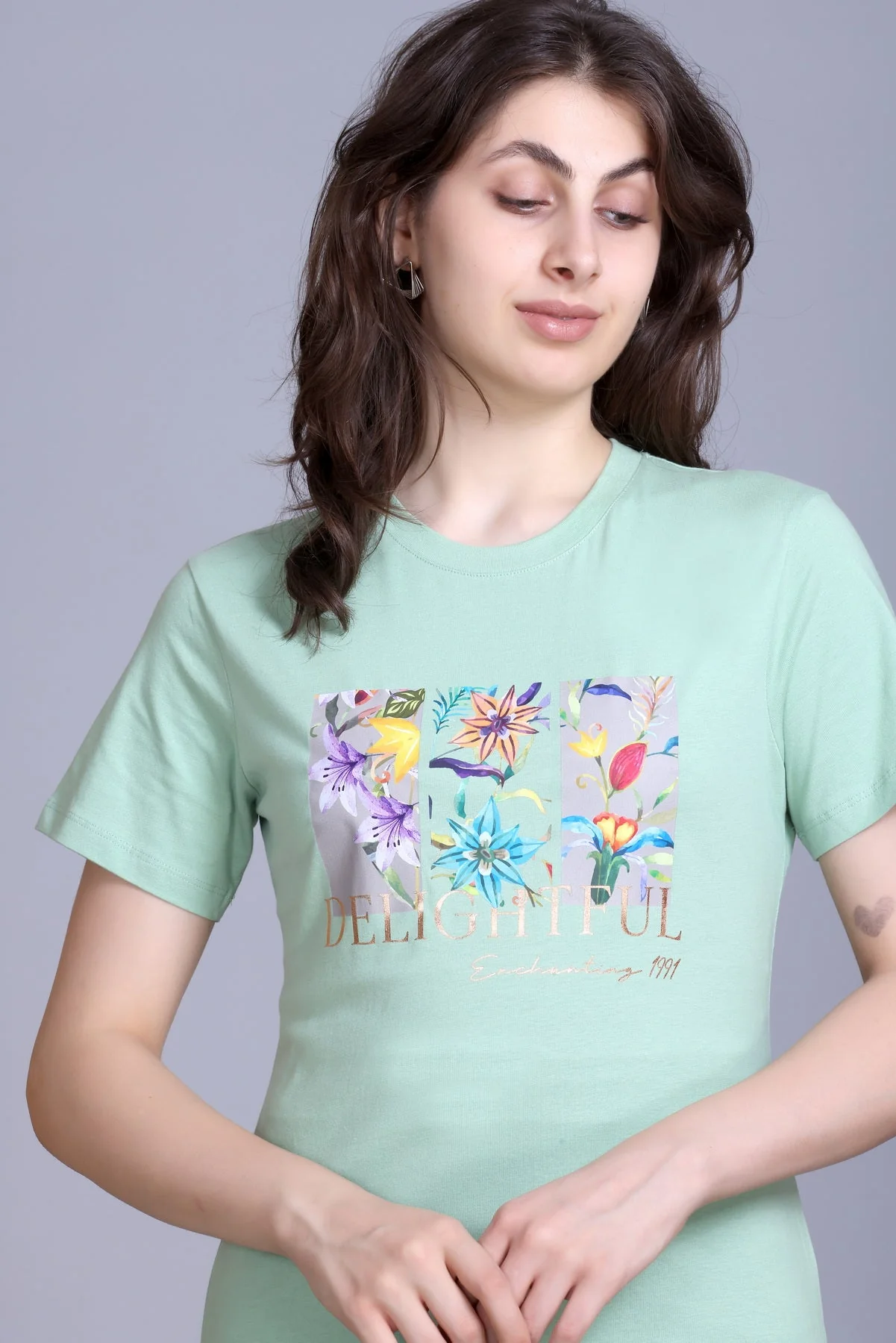 Women's Crew-Neck Graphic Tee - Image 2