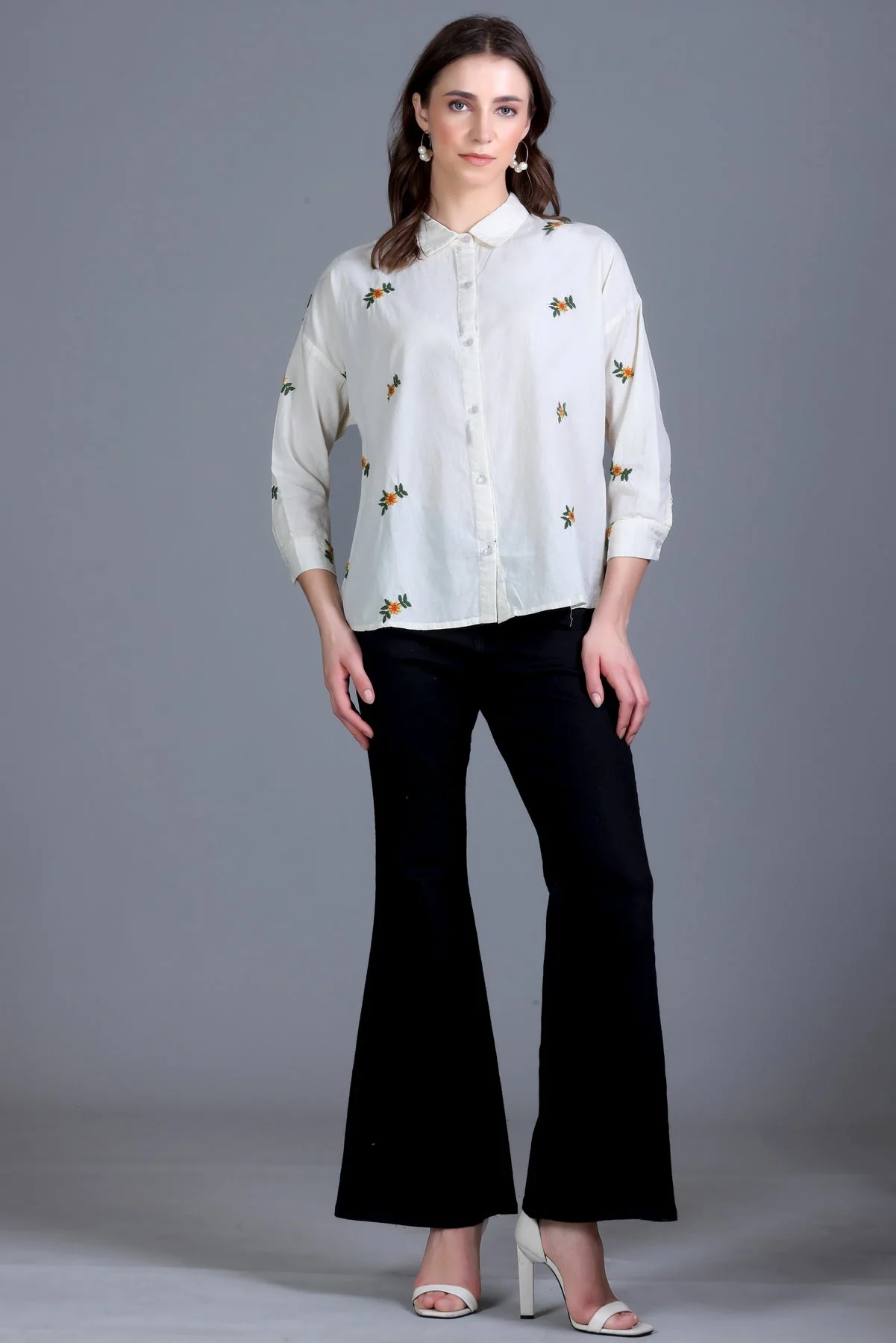 Women's Floral Print Shirt - Image 13