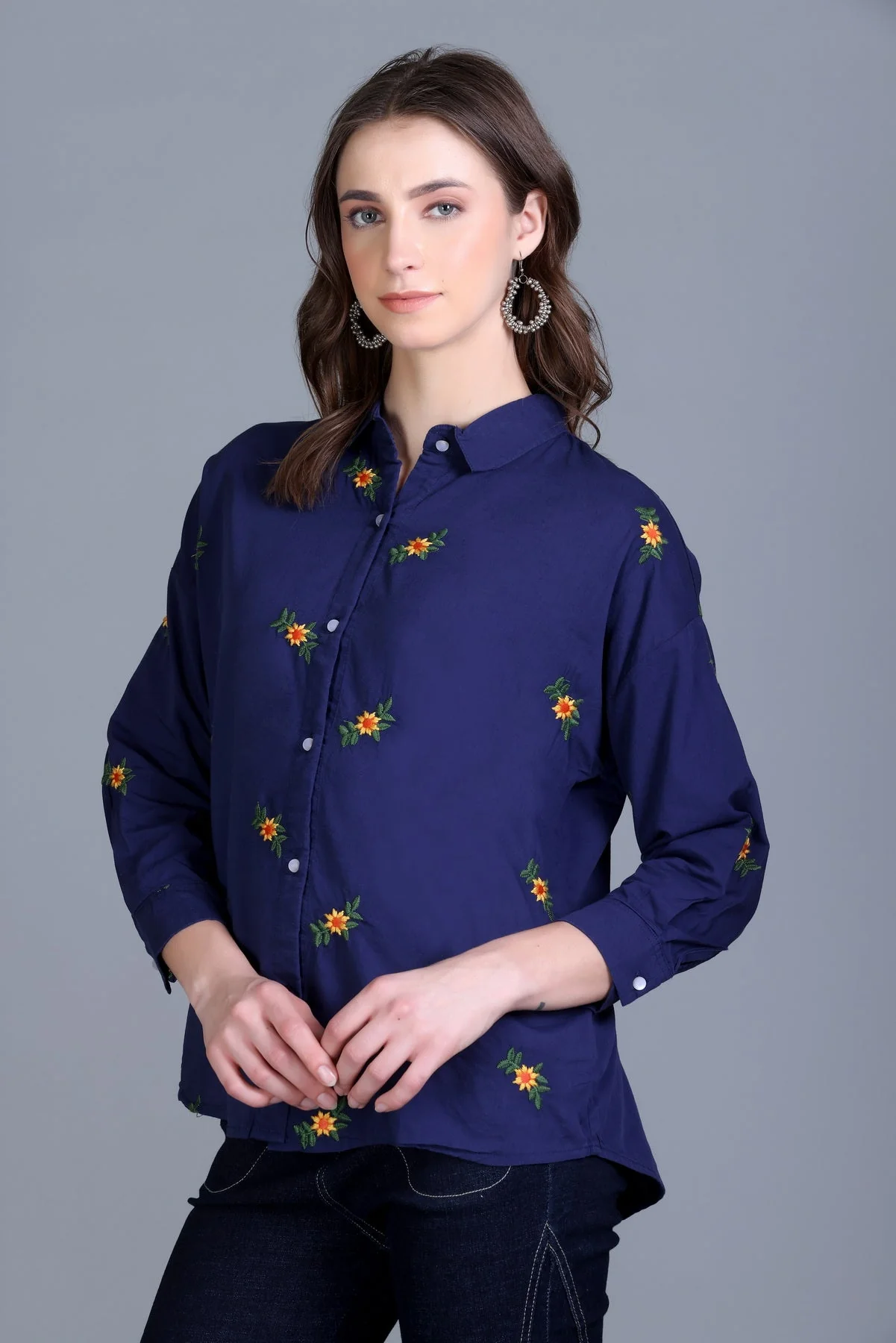 Women's Floral Print Shirt - Image 4