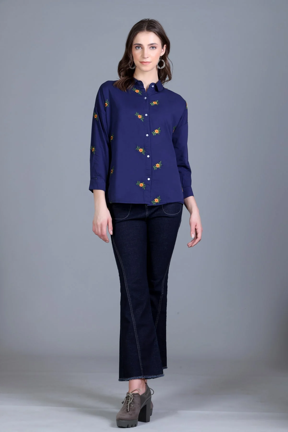 Women's Floral Print Shirt - Image 7
