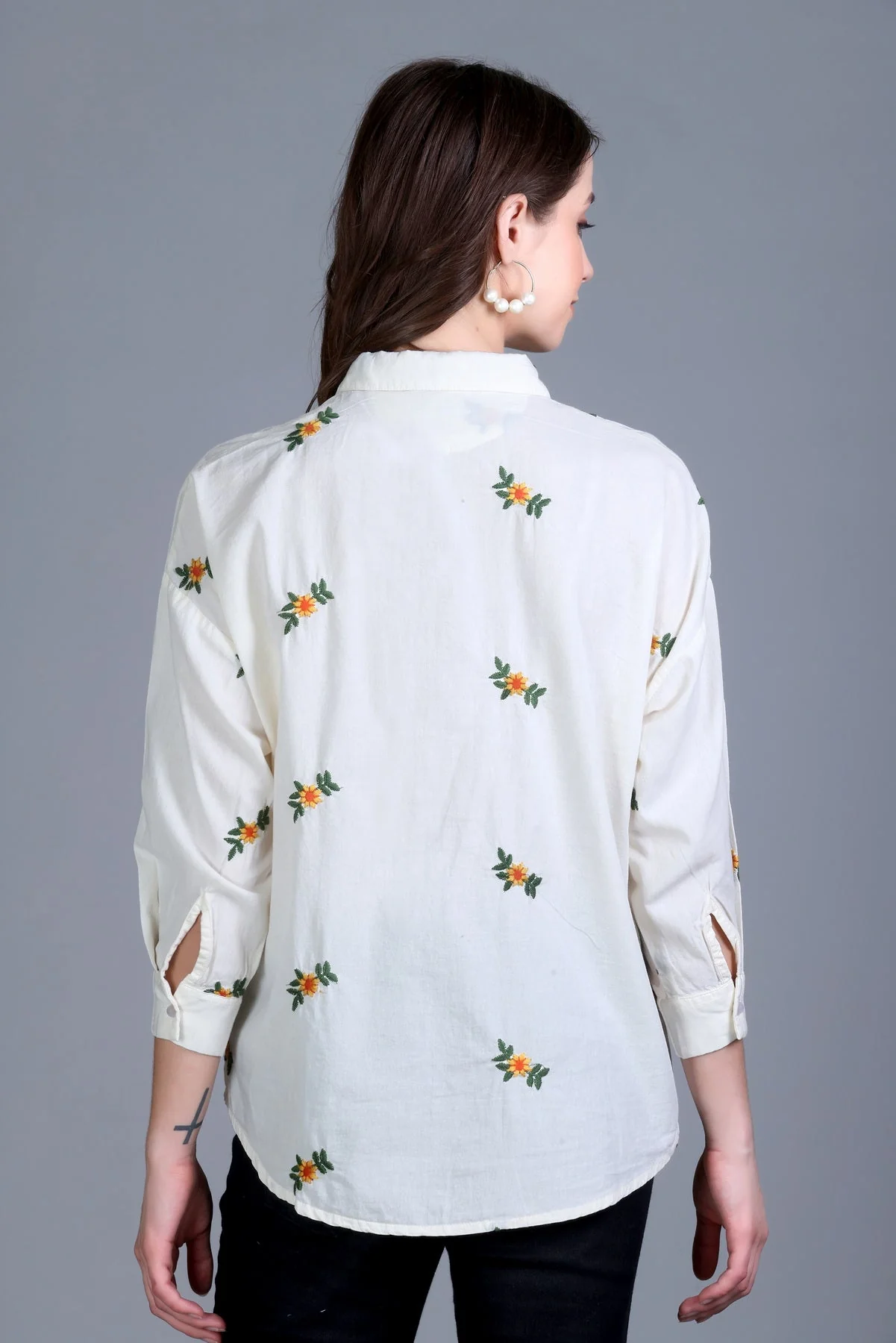 Women's Floral Print Shirt - Image 9