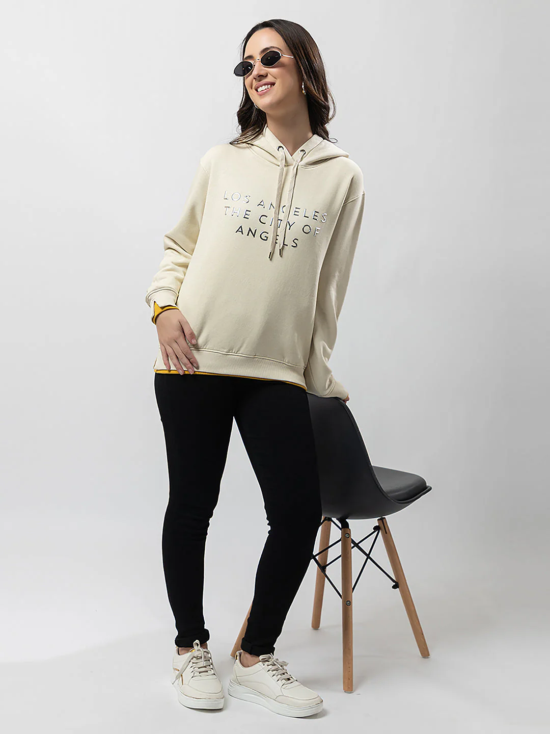 Women's Hooded Graphic Sweatshirt - Image 7